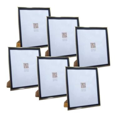 Imagem de Kit c6 Porta Retrato Paspatur Foto 20x25cm Mdf Minimalista - MktPlace,