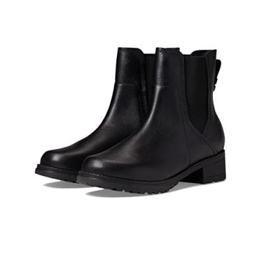 Imagem de Cole Haan Botinha Feminina Impermeável Camea Chelsea, Couro Preto à Prova d'água, 11