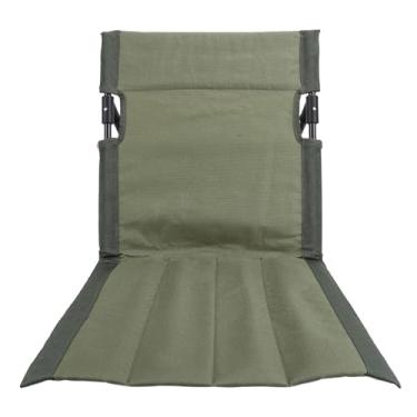 Imagem de Espreguiçadeira de Praia, Cadeira de Acampamento Dobrável Feita de Tecido Oxford de Alta Densidade para Praia, Piquenique (GREEN)