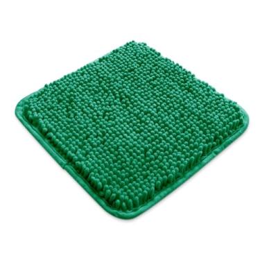 Imagem de Yeaban Tapetes de banheiro pequenos 30,5 x 30,5 cm – Tapetes de banho de chenille grossos | Tapete de banho lavável e absorvente antiderrapante, tapetes macios e macios para banheiro, chuveiro, pia