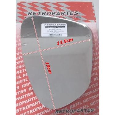 Imagem de Espelho Retrovisor Lado Esquerdo, Base Acoplada, para Fiat Argo, Cronos 2021-2023, Strada 2020-2025