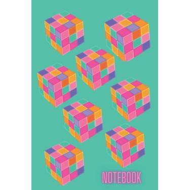 Imagem de Rubik Cube Notebook – Lined 119 Pages - 6 x 9 inches