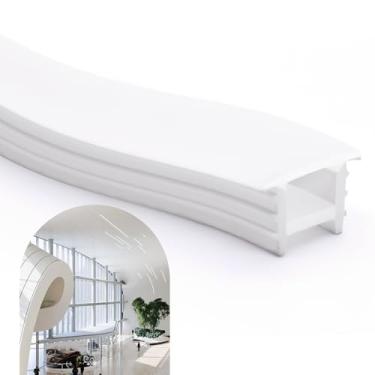 Imagem de Perfil 5m Embutir 10x10mm Flexível Silicone Para Fita Led