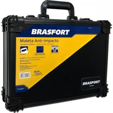 Imagem de Maleta Ant-Impacto Brasfort Media 390X290X120Mm 8993