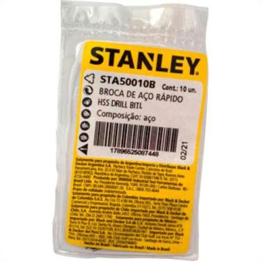 Imagem de Broca Aco Rapido Stanley 7,0 Mm - Kit C/10 PC - stanley brocas