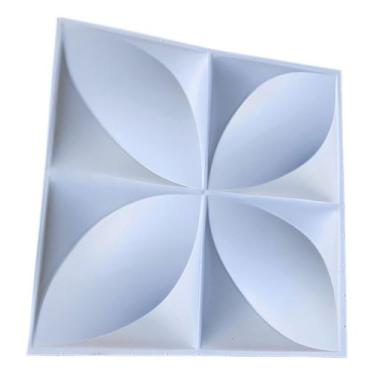 Imagem de Placa 3D PVC Pétala Painel Decorativo 25x25cm Kit 90 Placas - Gh Papel