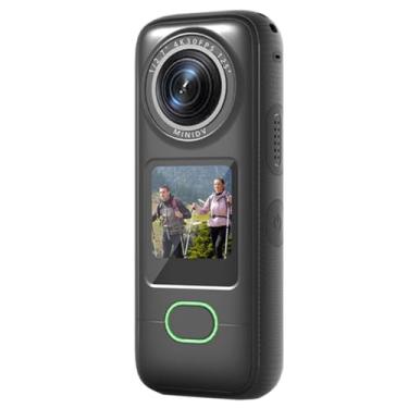 Imagem de waillynice Câmera de capacete de motocicleta - Gravador de esportes ao ar livre sem fio HD 480p HD, material ABS durável, vídeo de fotografia de ciclismo para dirigir e tirar fotos de ação (preto)