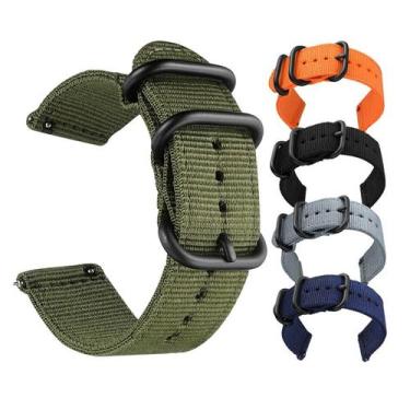 Imagem de Pulseira Nylon Force Militar Universal 18mm 20mm 22mm e 24mm - Poolsy,