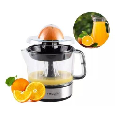 Imagem de Espremedor De laranja Sokany Maquina Elétrica De Fazer Suco 110 Volts