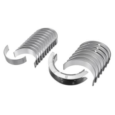 Imagem de ACROPIX Kit de rolamento principal e biela Nº 12656780/12648786 para Chevrolet Caprice 2012-2017 Rolamento da haste do virabrequim do motor metal prateado 16 peças