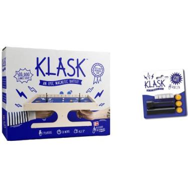 Imagem de Jogo de festa KLASK Magnetic, vencedor do prêmio Half Foosball Air Hoc
