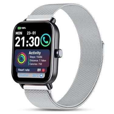 Imagem de Harikiri Pulseiras magnéticas compatíveis com aeac IDW19, pulseira de metal de 22 mm para Popglory P66/Donerton T50S/T50H, TOOBUR/ENOMIR/Yoever//Poounur/RUIMEN