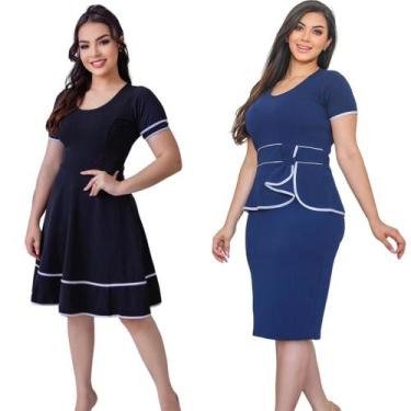 Imagem de Kit Vestidos Moda Evangélica Novidade Festa Barato - Universo do Close