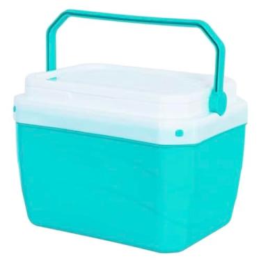 Imagem de Caixa Térmica Cooler Verde 6 Litros – Compacta, Prática e Perfeita para Todas as Ocasiões!