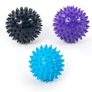 Imagem de Kit 3 Bolas Cravo Massageadoras para Fisioterapia e Massagem Relaxante Muscular Consport