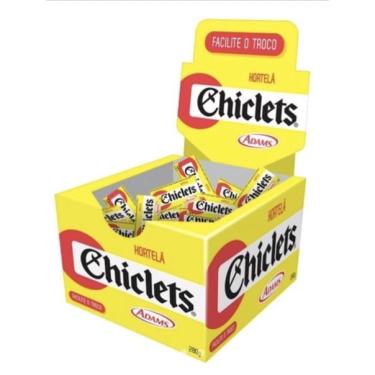 Imagem de Chiclets Adams Hortelã Caixa C/100unid - 280g