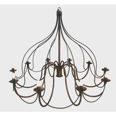 Imagem de Lustre Grande Artesanal Para Salão De Festas e Eventos