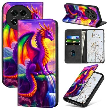 Imagem de Dikoer Capa carteira para OnePlus 13 6,8 polegadas mulheres homens, capa flip com suporte slots para cartões, fecho magnético, proteção absorvente de choque, capa de telefone para OnePlus 13 5G