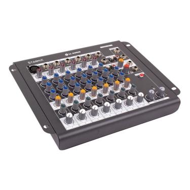 Imagem de Mesa De Som Mixer 8 Canais Ll Starmix S802R Bivolt