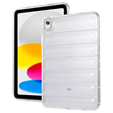 Imagem de Capa amortecedora para iPad Mini 7ª/6ª geração 21.1 cm (2024/2021), capa traseira Techcircle transparente e elegante para iPad Mini 7 A17 Pro, transparente