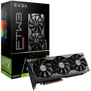 Imagem de EVGA GeForce RTX 3060 Ti FTW Ultra Gaming, 08G-P5-3667-KL, 8GB GDDR6, iCX3 Cooling, ARGB LED, LHR