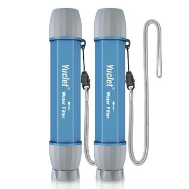 Imagem de Filtro de água Straw Yuclet for Drinking Survival, pacote com 2