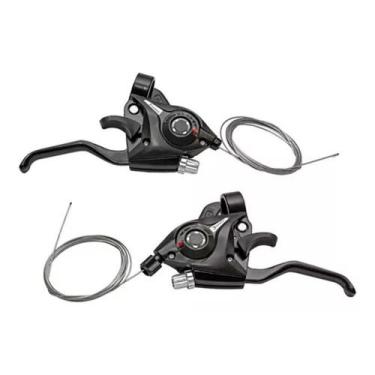 Imagem de Alavanca MTB 21v Tipo Shimano Manete Alumínio Paco - AXW BIKES