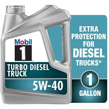 Imagem de Mobil 1 óleo de motor totalmente sintético para caminhão Turbo Diesel 5W-40, 1 galão