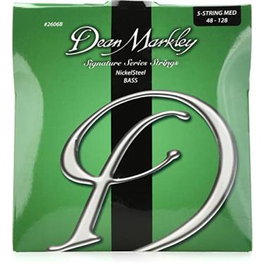 Imagem de Dean Markley Cordas de baixo NickelSteel Signature 5 cordas, 48-128, 2606B, Médio