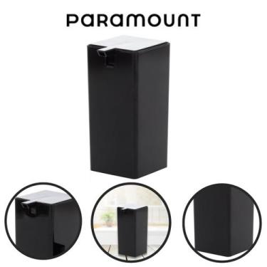Imagem de Dispenser Quadrado Simples Preto Paramount Sintema PressÃo