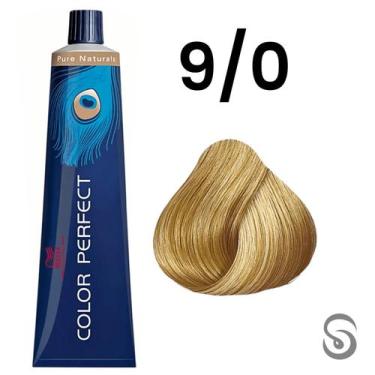 Imagem de Wella Perfect Color 9/0 60ML Louro Ultraclaro Pure Naturals 60ml, UNIC