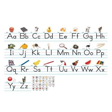 Imagem de NORTH STAR TEACHER RESOURCE Traditional Manuscript Alphabet Lines Bulletin Board Set