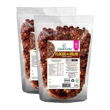 Imagem de Kit 2X: Flocos De Milho Com Cacau Sem Glúten Leve Croc 250G - Leve Cro