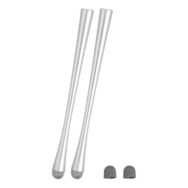 Imagem de PATIKIL 2 canetas Stylus de cintura fina para telas sensíveis ao toque, 2 em 1, caneta universal de alta sensibilidade, caneta capacitiva para celulares, tablets, laptops, dispositivos com tela