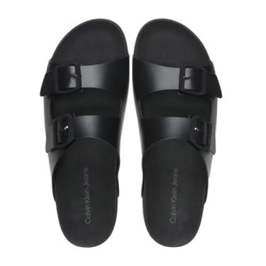 Imagem de Chinelo Feminino Calvin Klein Slide Duas Tiras Preto CF4OC43CH739