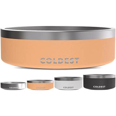 Imagem de Tigela para cães Coldest Dog – antiferrugem, antiderrapante, 3 camadas com isolamento térmico para cães – à prova de derramamento e resistente – Tigela de água para cães, gatos e animais de estimação,