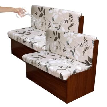 Imagem de CRFATOP Conjunto de 2 capas de almofada estampadas para trailer, capa de assento de campista, elástica, para sofá, sofá e cadeira, protetor de futon para trailer, banco de carro, 2 capas de encosto e