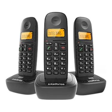 Imagem de Telefone Sem Fio Digital Intelbras TS 2513 Com Dois Ramais Adicionais 