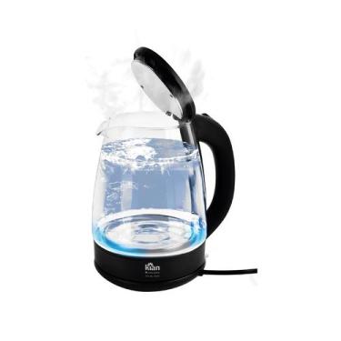 Imagem de Chaleira Elétrica De Vidro Ebulidor 1,7L 1000W 220V Kian, 220V