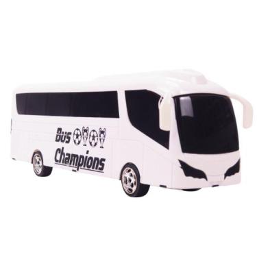 Imagem de Ônibus De Brinquedo Grande Bus Champions Branco - Brinqmix