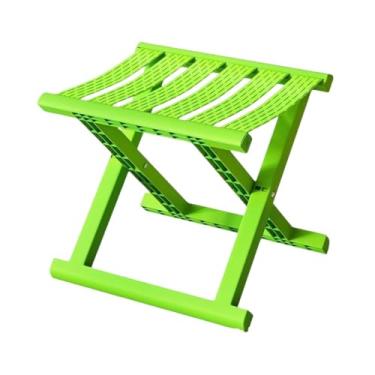 Imagem de menolana Banco dobrável para áreas externas, cadeira de pesca, assento portátil leve, 9,4 x 11,8 x 9,4 polegadas, para caminhadas, multiuso, compacto, Verde
