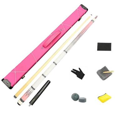 Imagem de Taco de sinuca de 1/2 Maple – Bastões de taco de bilhar de 147 cm para adultos, ponta de 12,5 mm, conjunto de bastões de sinuca, Palos de Billar, bastões de taco para mesa de sinuca (A taco de sinuca