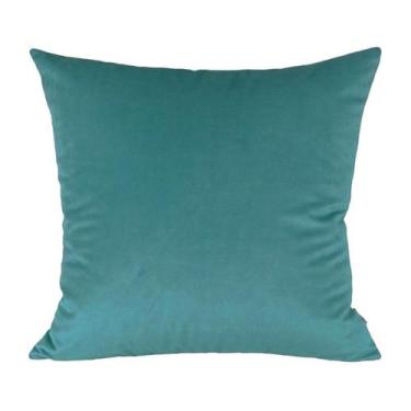 Imagem de Capa para Almofada em Veludo Liso Quadrada 60x60 com Enchimento Várias