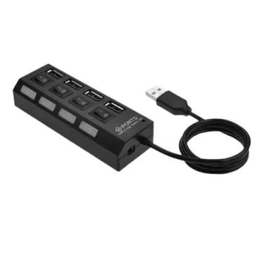 Imagem de Hub Usb 4 Portas 2.0 Super Speed Jc-Hub401 F3