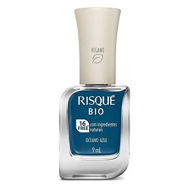 Imagem de Risqué Esmalte Bio Azul Cremoso Oceano Azul 9Ml