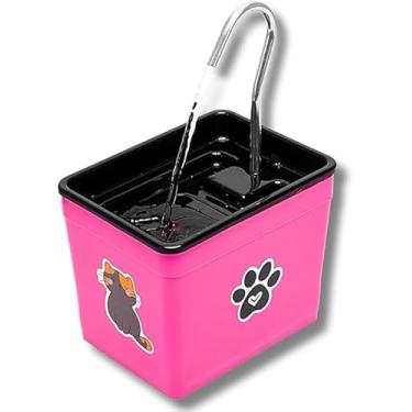 Imagem de Bebedouro Fonte De Água Para Gatos - Silencioso E Econômico (Rosa, 1,8L)
