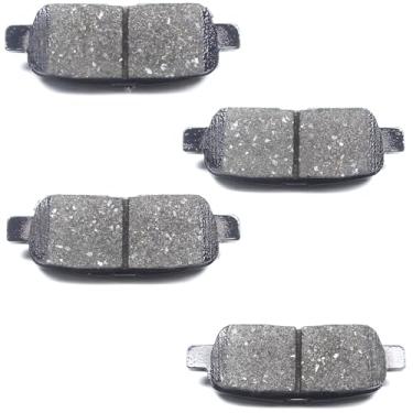 Imagem de GuuYebe Kit de 4 pastilhas de freio traseiro, para Nissan 2009-2019 Maxima e 2009-2012 Sentra e Juke 2014-2017, substitua para 905 D905 MKD905 SC905