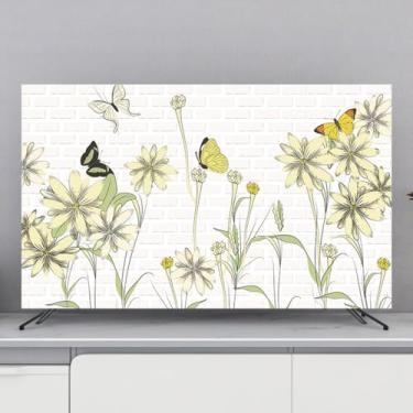 Imagem de Capas de TV Universal 81.3-203.2 cm Capa de Proteção de TV Display Protetor de Tela à Prova de Poeira Protetor de Tela para LCD, TVs LED Plasma Interior Sala de Estar Arte Pinturas Decorativas