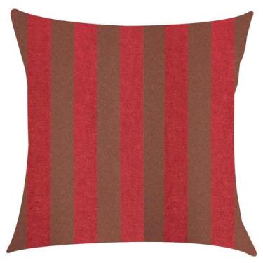 Imagem de Capa de Almofada Jacquard Marsala com Marrom 43x43cm - Sua Casa Decor