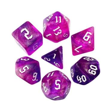 Imagem de Dados de RPG Fantasy Starlight - Design Retrô com Cores Incríveis, A03